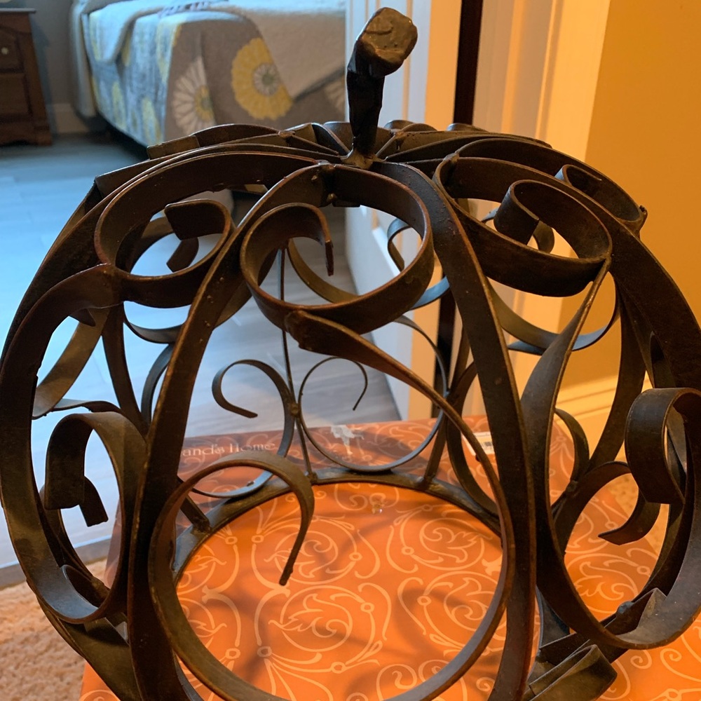 Cast iron pumpkin